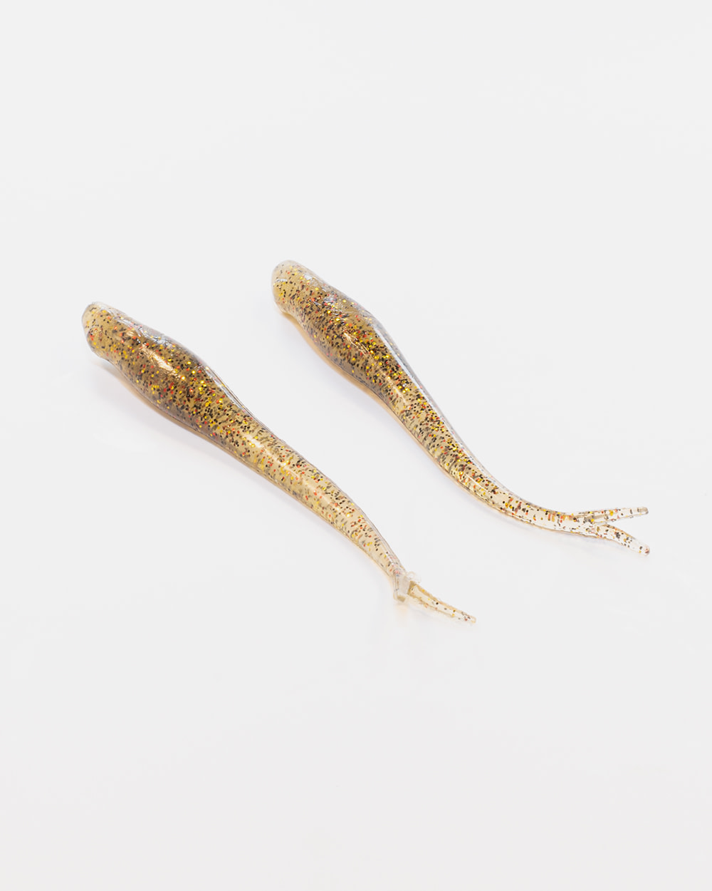 Forked Tail Loach <i>Murky Gold 8pk</i> <q>8 Pack - Ultra Realistic Softies</q>